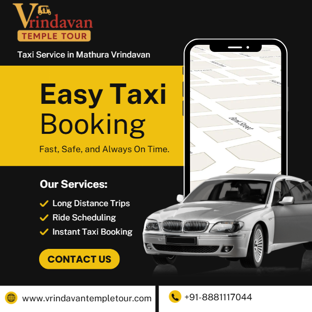 Taxi Service in Mathura Vrindavan