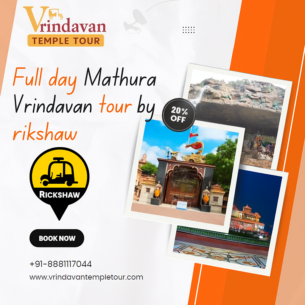 mathura vrindavan tour by rikshaw