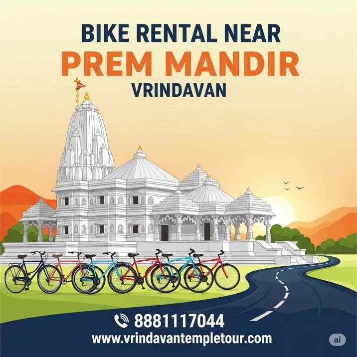 Bike Rental Near Prem Mandir Vrindavan