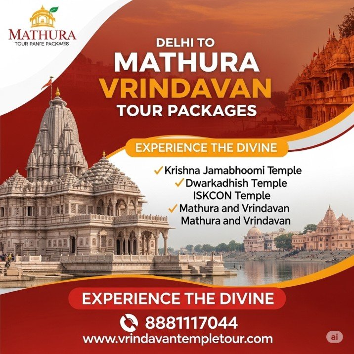 Delhi To Mathura Vrindavan Tour Packages