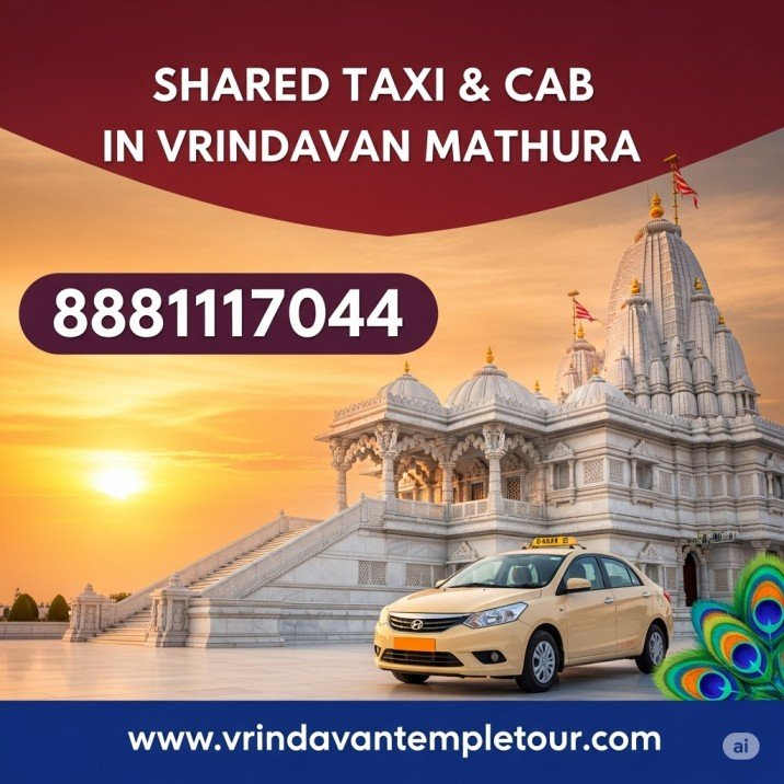 Shared Taxi & Cab in Vrindavan Mathura