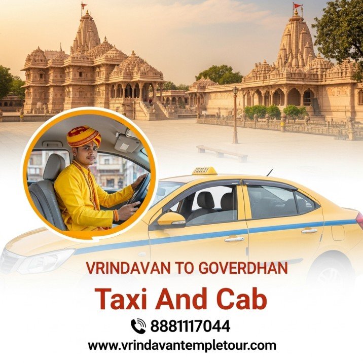 Vrindavan To Goverdhan Taxi And Cab