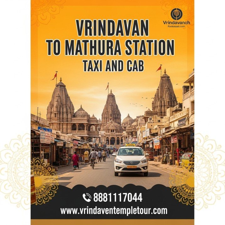 Vrindavan To Mathura Station Taxi And Cab