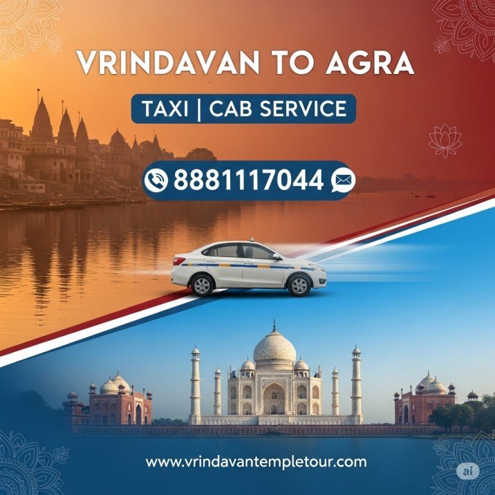 vrindavan to Agra Taxi