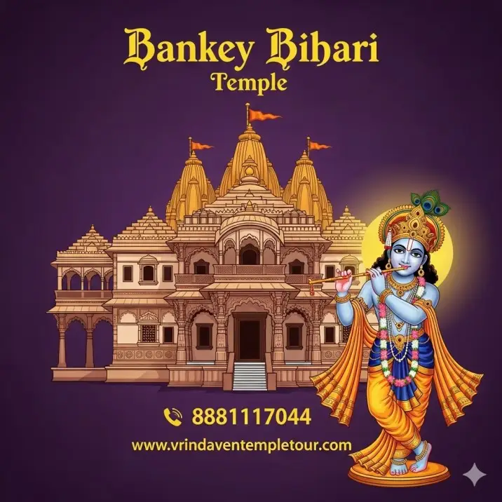 Bankey Bihari Temple Mandir in Vrindavan