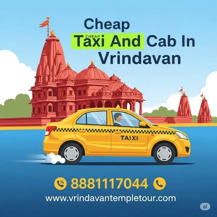 Cheap Taxi And Cab In Vrindavan