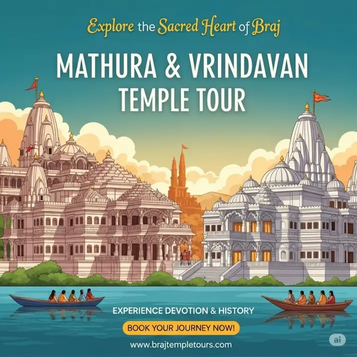 Mathura + Vrindavan Temple Tours – Taxi Packages
