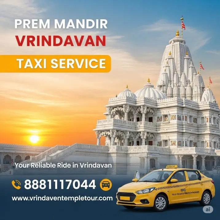 Taxi And Cab At Prem Mandir Vrindavan