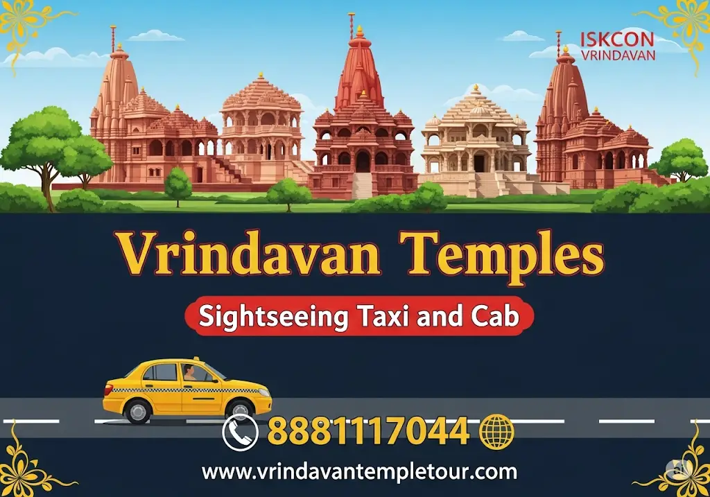 Vrindavan Temples Sightseeing Taxi and Cab | Near Me
