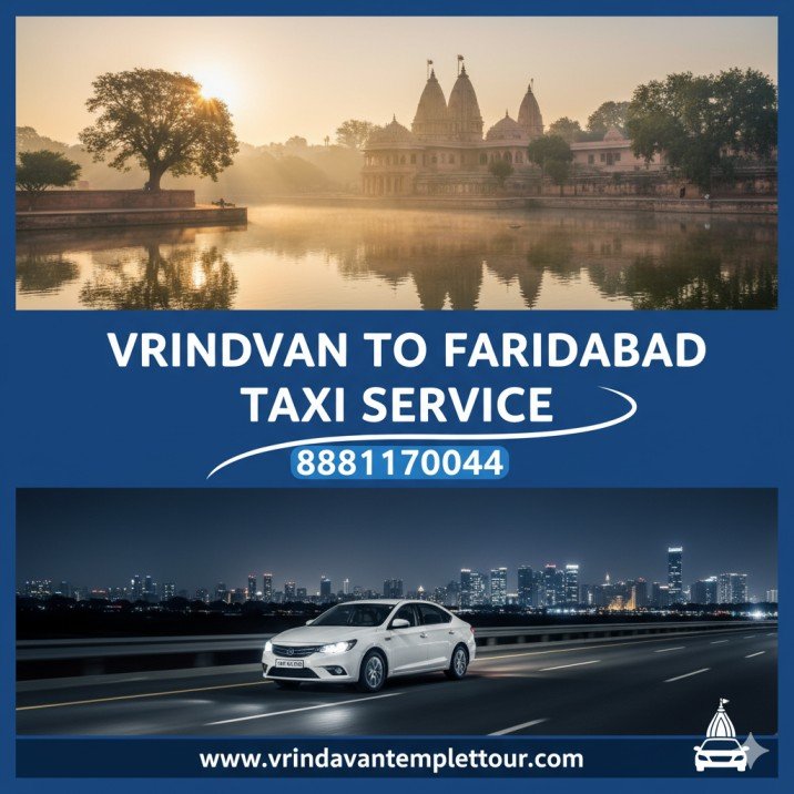 vrindavan to faridabad taxi and cab