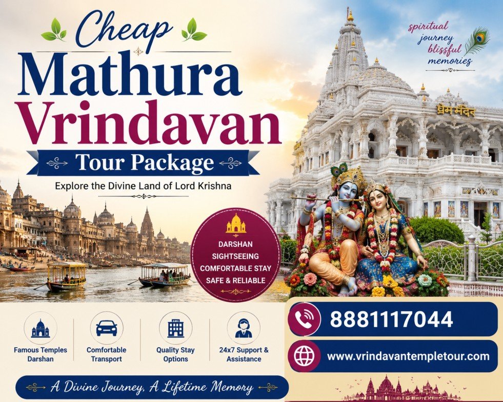 Cheap Mathura Vrindavan Tour Package