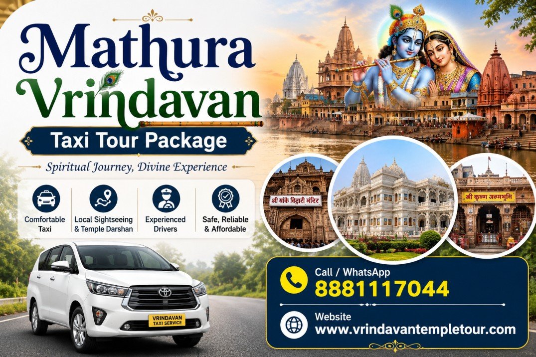 Mathura Vrindavan Taxi Tour Package