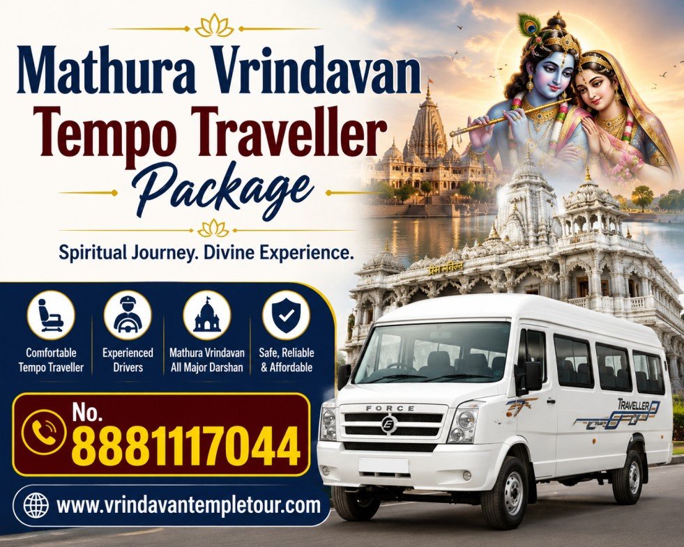 Mathura Vrindavan Tempo Traveller Package