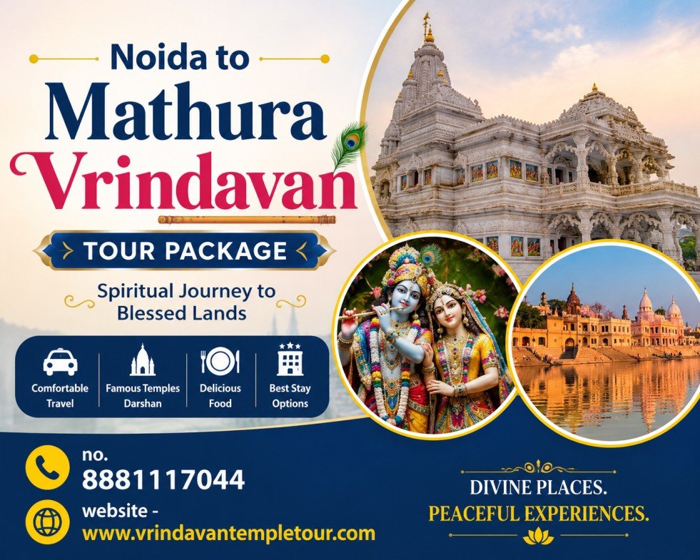 Noida to Mathura Vrindavan Tour Package