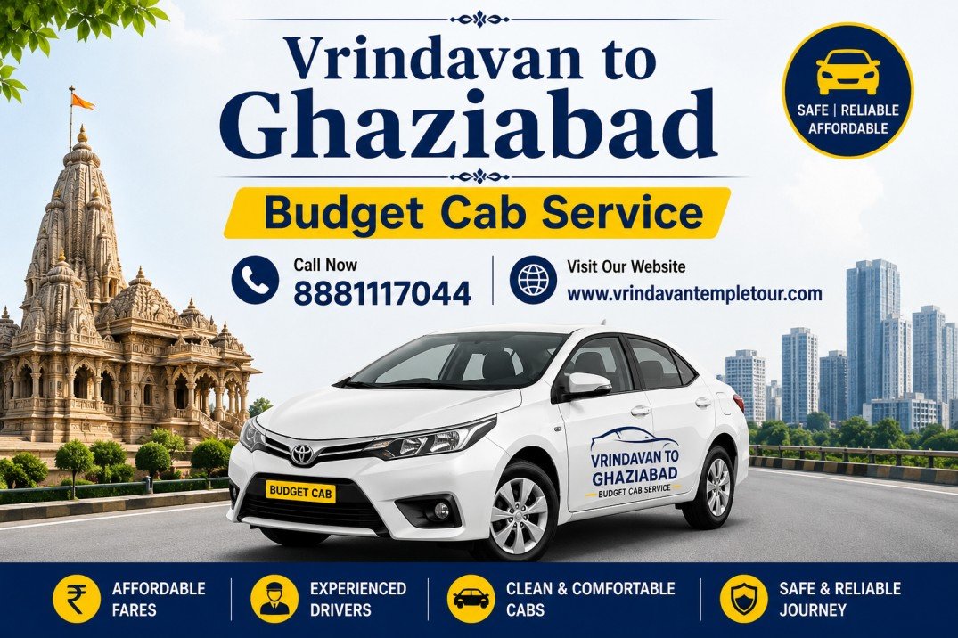 Vrindavan to Ghaziabad Budget Cab Service