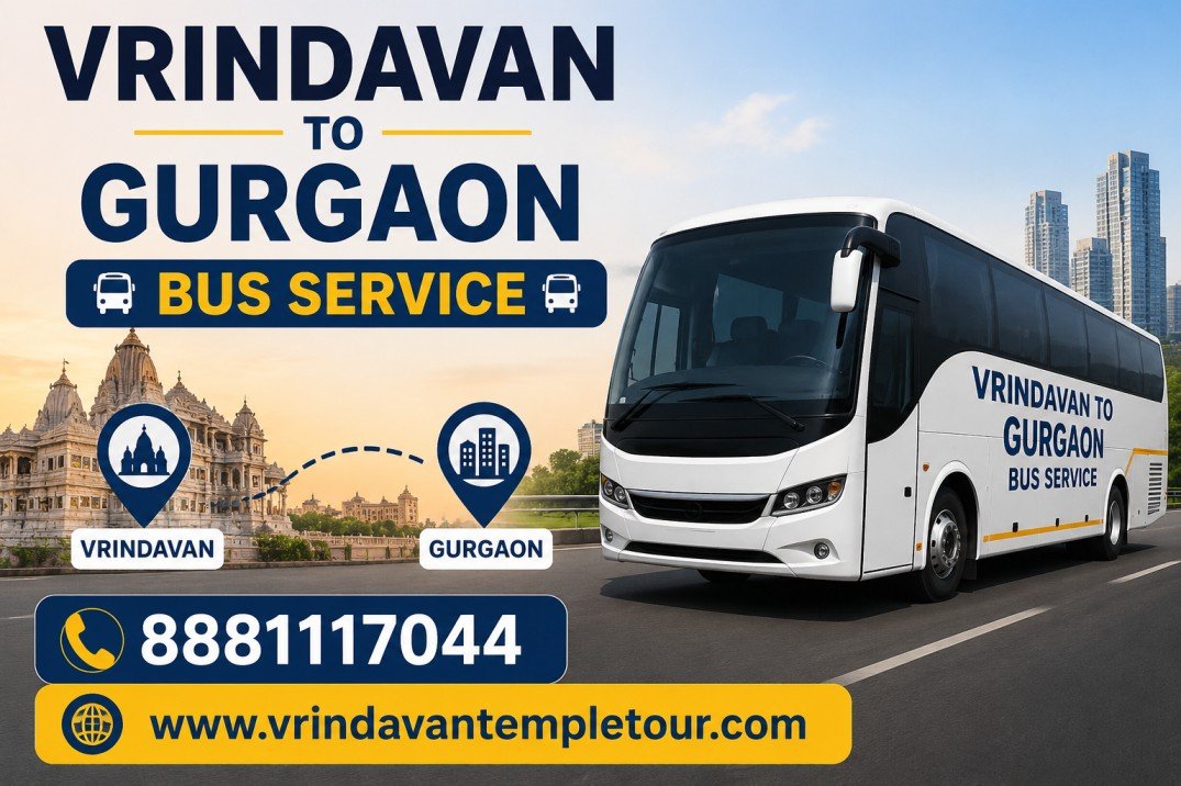Vrindavan to Gurgaon Bus Service