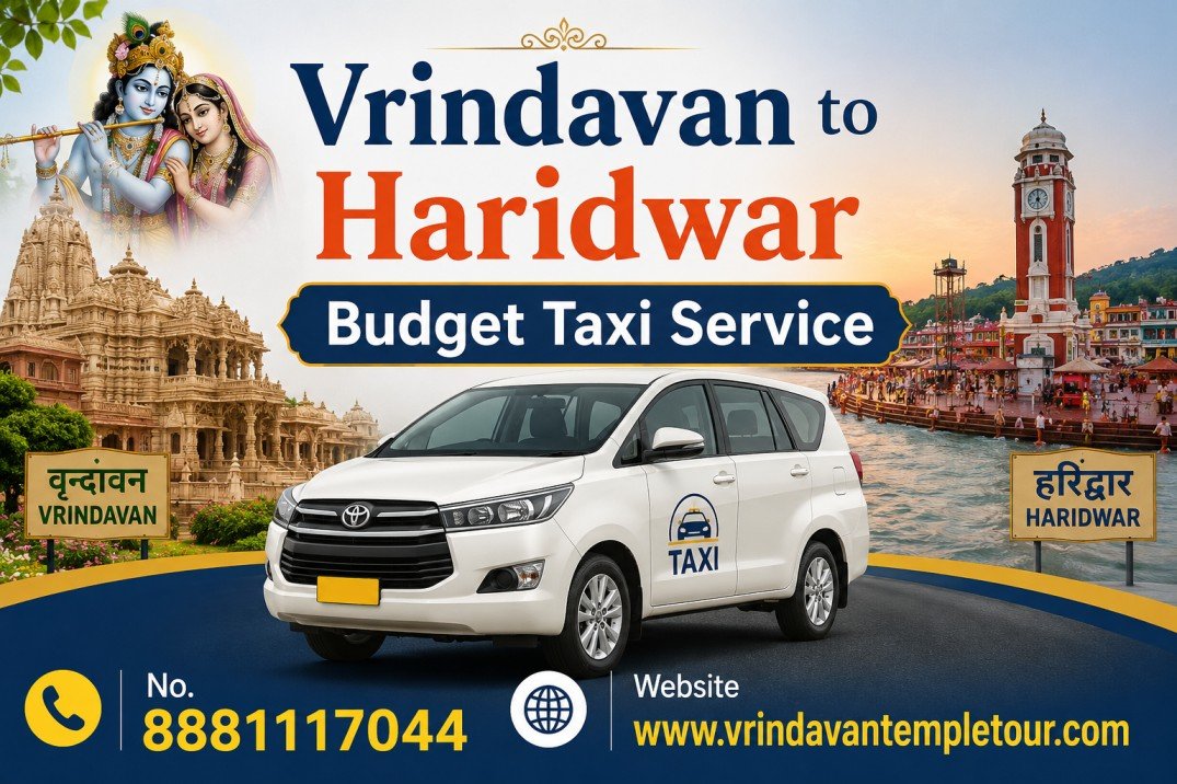 Vrindavan to Haridwar Budget Taxi Service