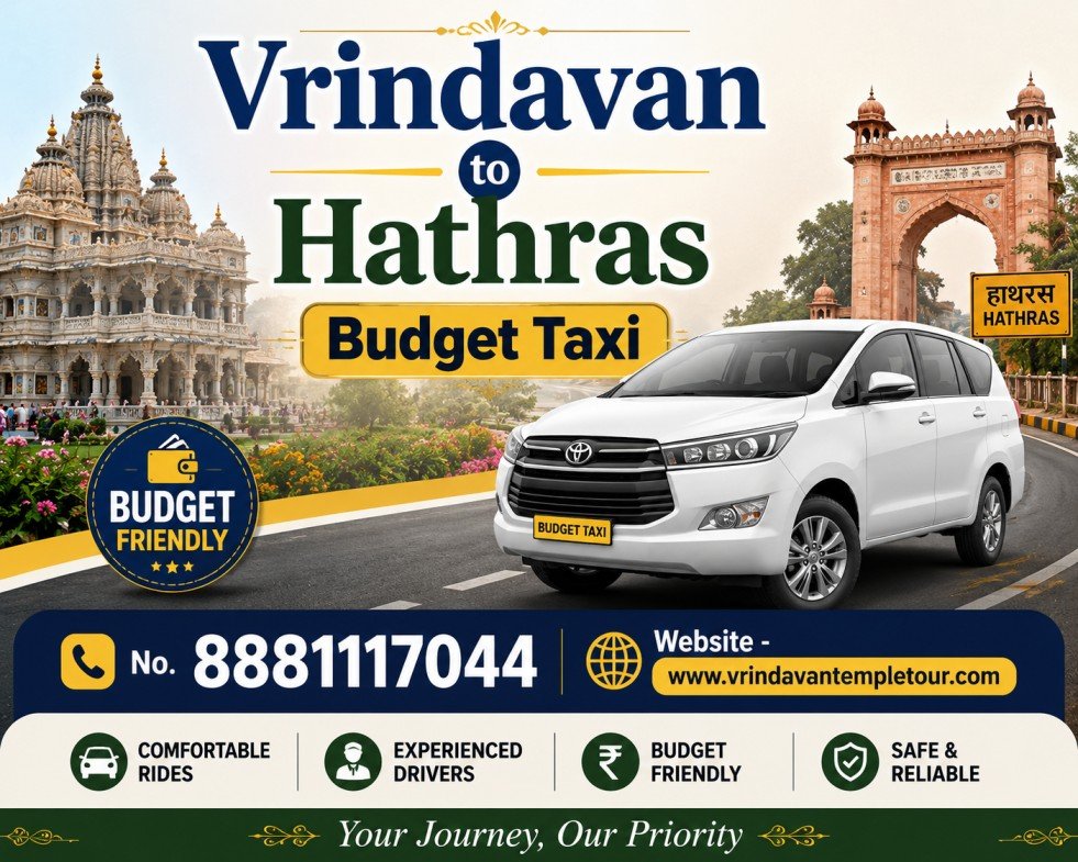 Vrindavan to Hathras Budget Taxi