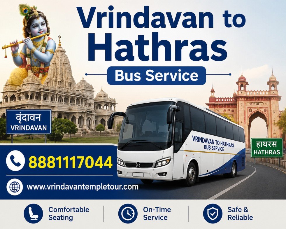 Vrindavan to Hathras Bus Service