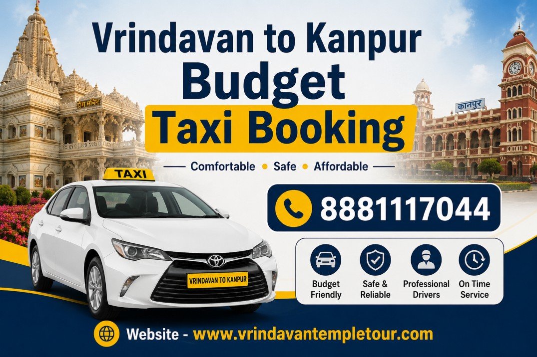 Vrindavan to Kanpur Budget Taxi Booking